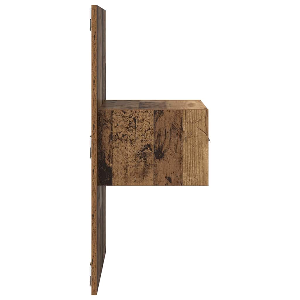 Nachttisch 2 stk. Altholz 50 x 32,5 x 80cm Holzwerkstoff