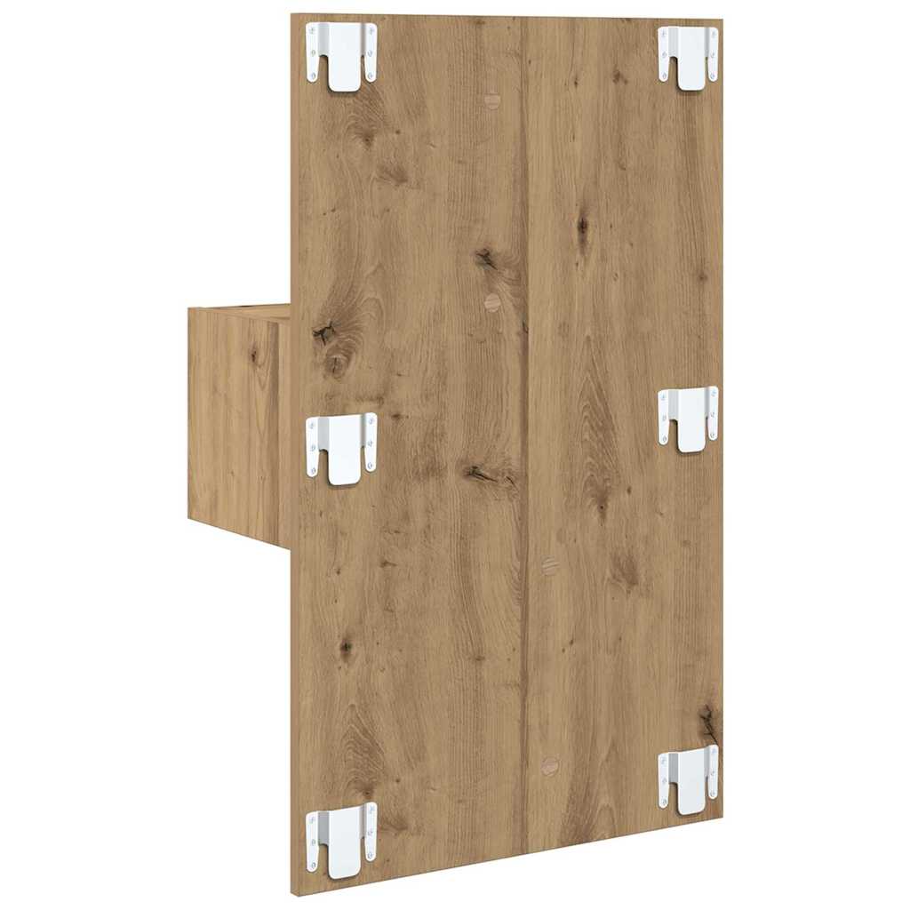 Nachttisch 2 stk. Artisan-Eiche 50 x 32,5 x 80cm Holzwerkstoff