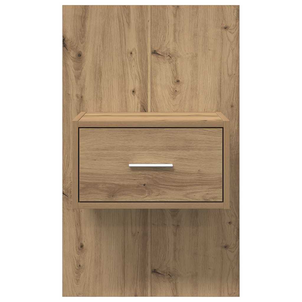 Nachttisch 2 stk. Artisan-Eiche 50 x 32,5 x 80cm Holzwerkstoff