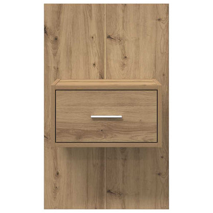 Nachttisch 2 stk. Artisan-Eiche 50 x 32,5 x 80cm Holzwerkstoff
