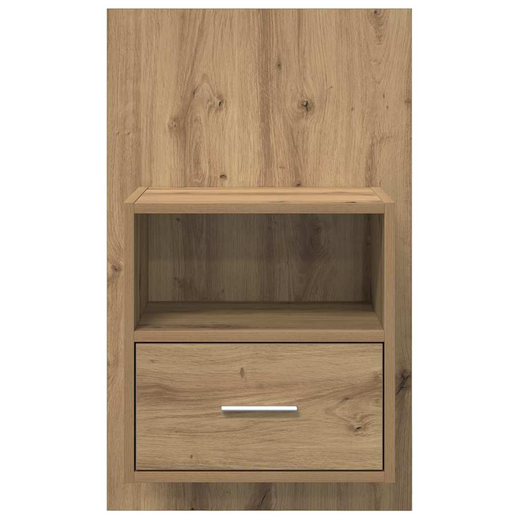 Nachttisch 2 stk. Artisan-Eiche 50 x 32.5 x 80cm Holzwerkstoff