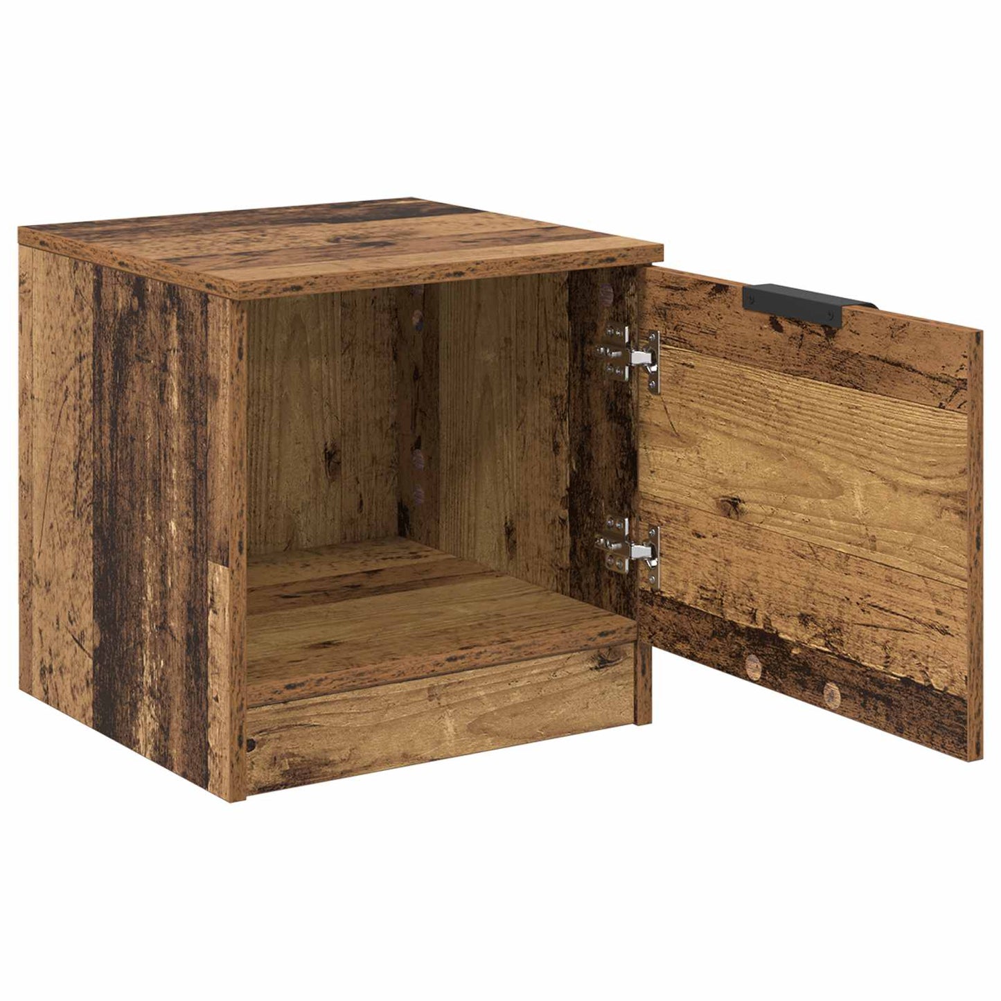 Bettschrank 2 stk. Altholz 40 x 39 x 40 cm Holzwerkstoff