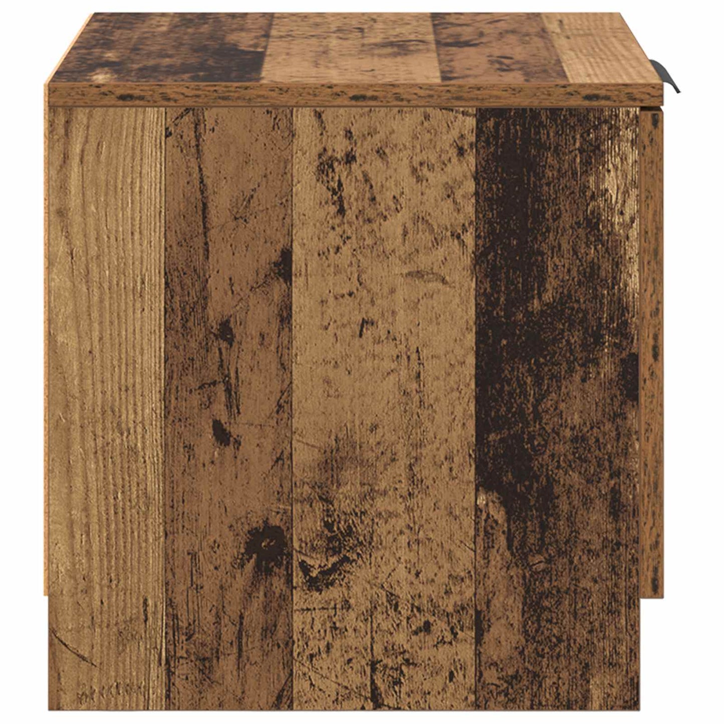 Bettschrank 2 stk. Altholz 40 x 39 x 40 cm Holzwerkstoff