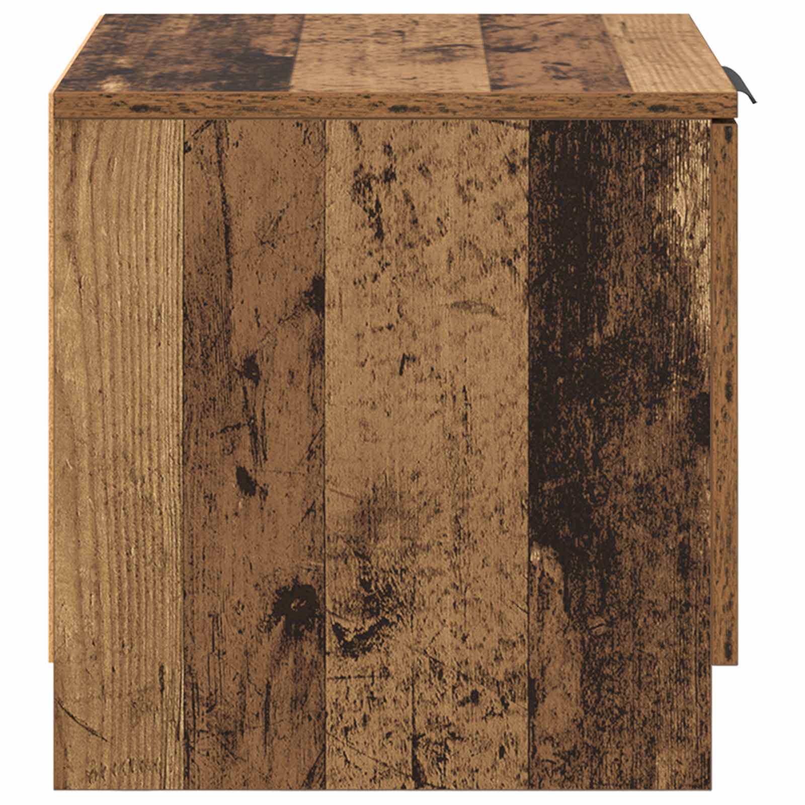 Bettschrank 2 stk. Altholz 40 x 39 x 40 cm Holzwerkstoff