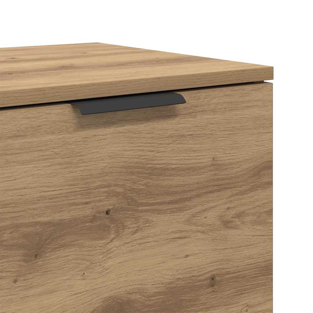 Bettschrank 2 stk. Artisan-Eiche 40 x 39 x 40 cm Holzwerkstoff