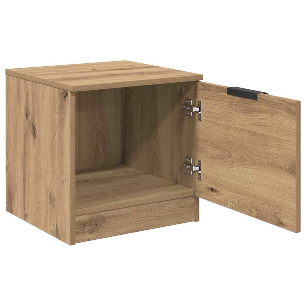 Bettschrank 2 stk. Artisan-Eiche 40 x 39 x 40 cm Holzwerkstoff
