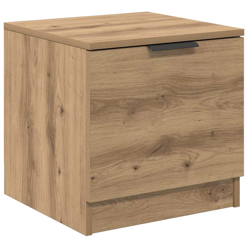 Bettschrank 2 stk. Artisan-Eiche 40 x 39 x 40 cm Holzwerkstoff