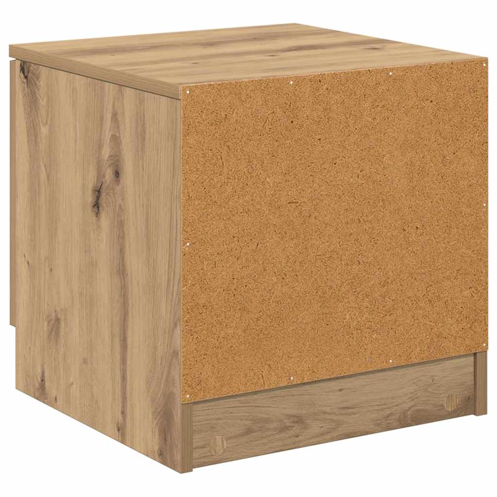 Bettschrank 2 stk. Artisan-Eiche 40 x 39 x 40 cm Holzwerkstoff