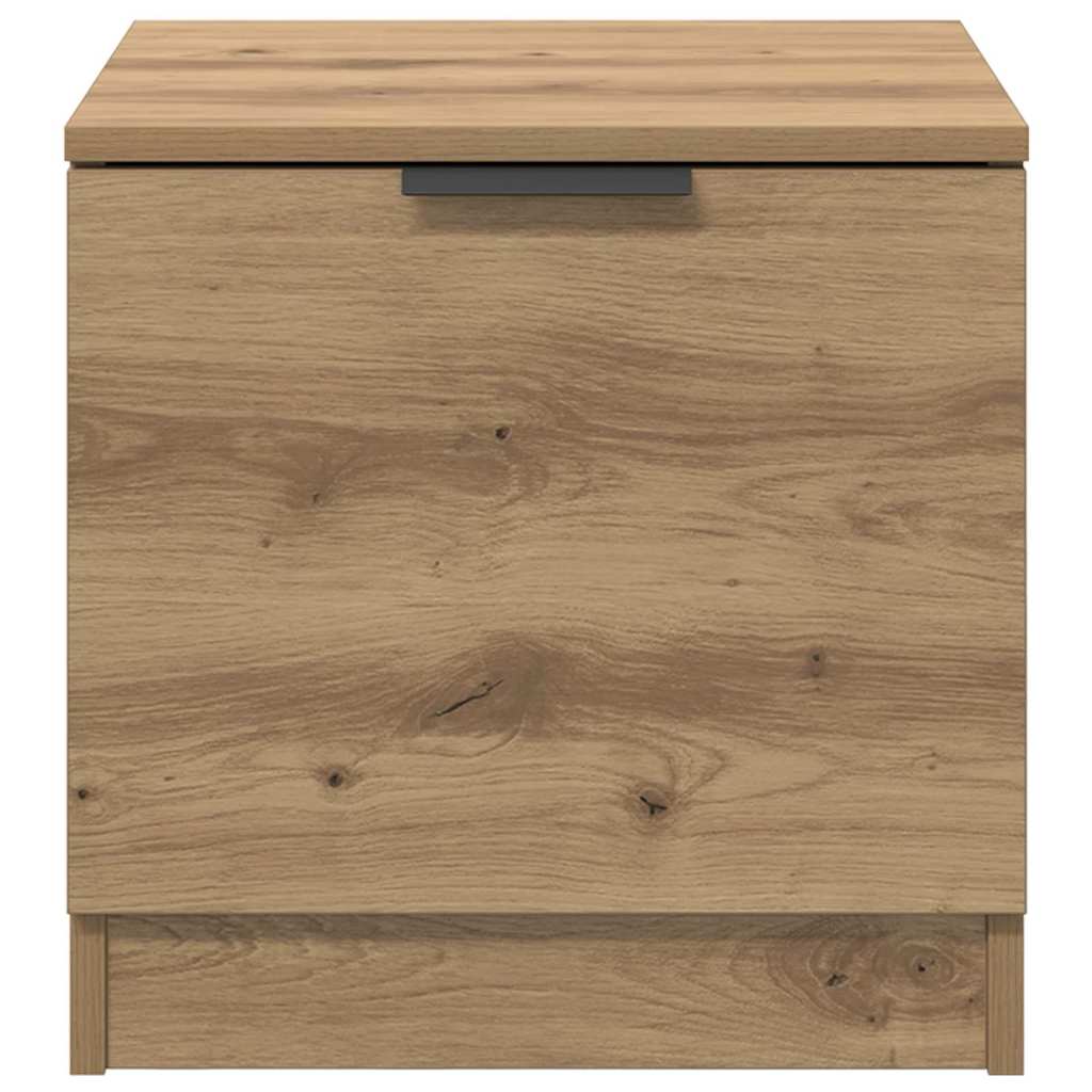 Bettschrank 2 stk. Artisan-Eiche 40 x 39 x 40 cm Holzwerkstoff