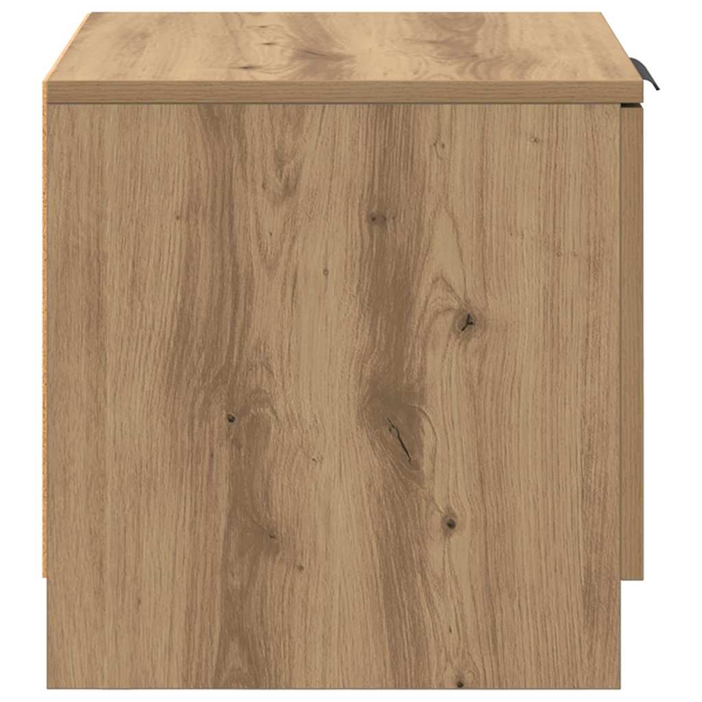Bettschrank 2 stk. Artisan-Eiche 40 x 39 x 40 cm Holzwerkstoff
