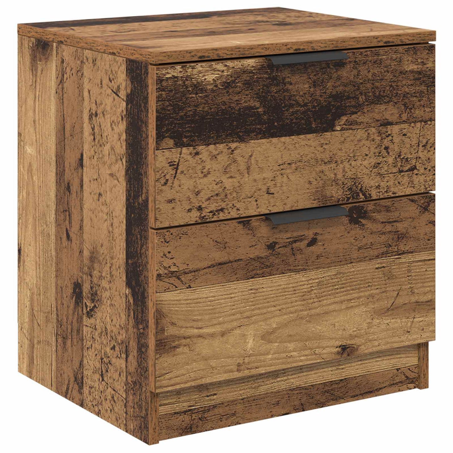Nachttisch 2 stk. Altholz 45 x 39 x 50 cm Holzwerkstoff