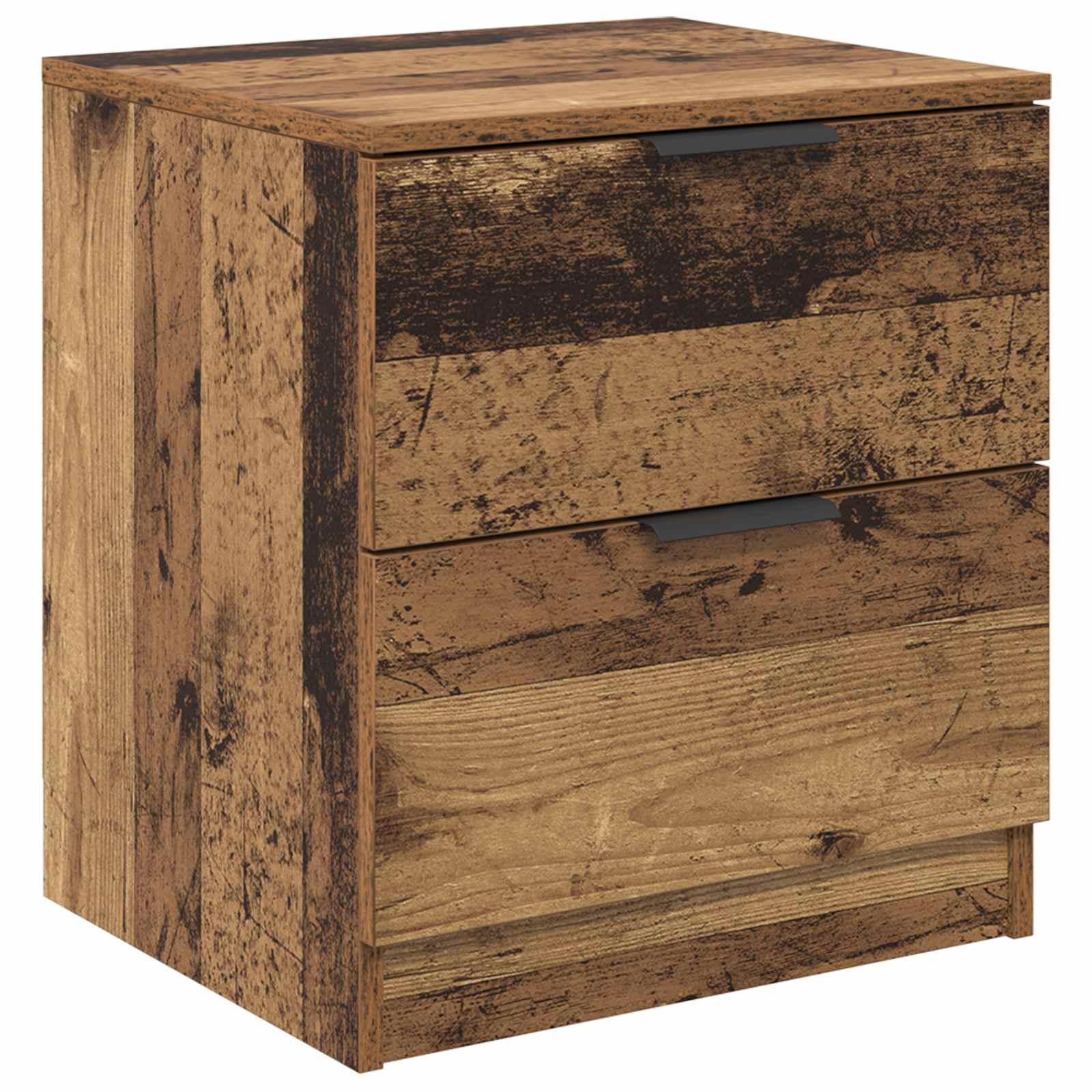 Nachttisch 2 stk. Altholz 45 x 39 x 50 cm Holzwerkstoff