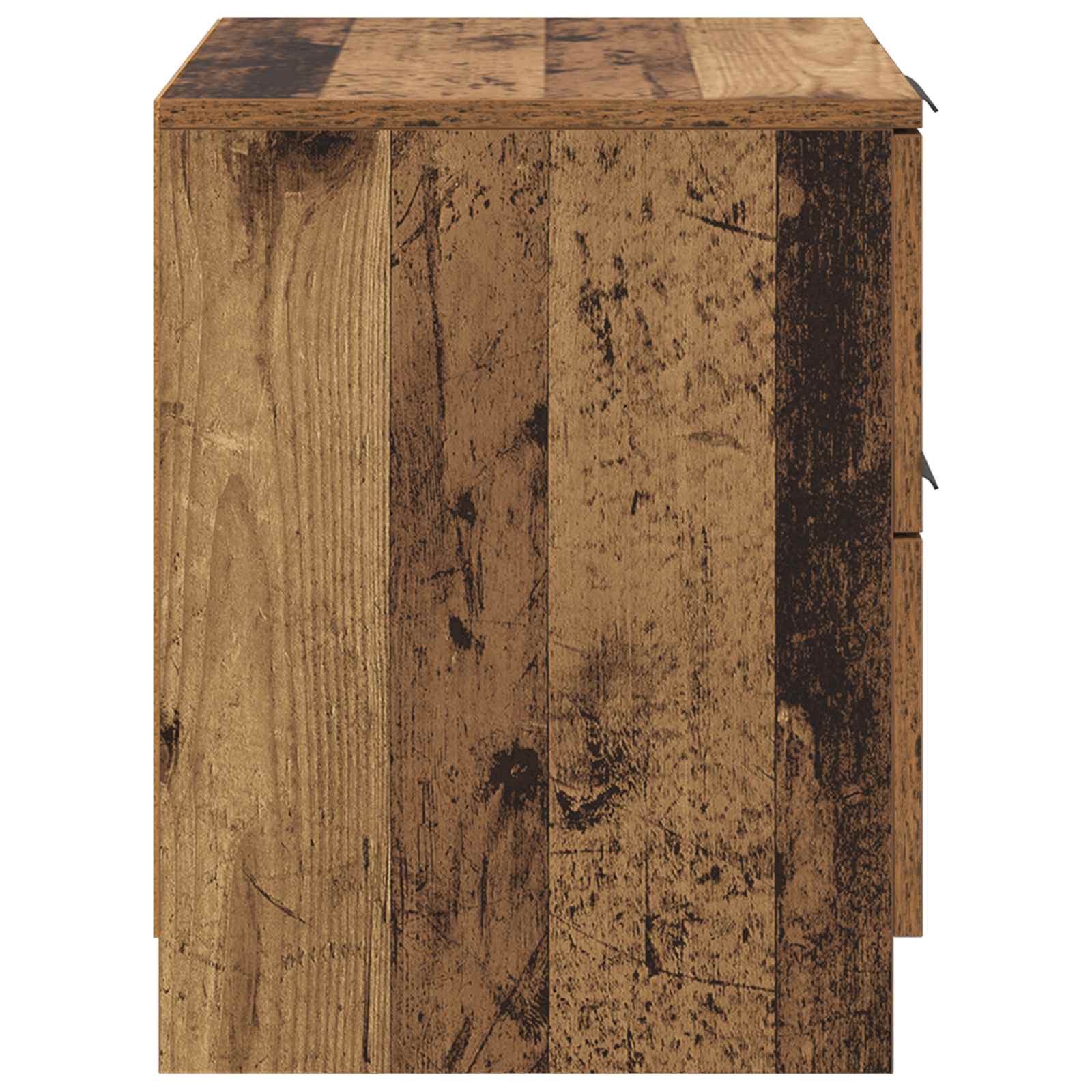 Nachttisch 2 stk. Altholz 45 x 39 x 50 cm Holzwerkstoff