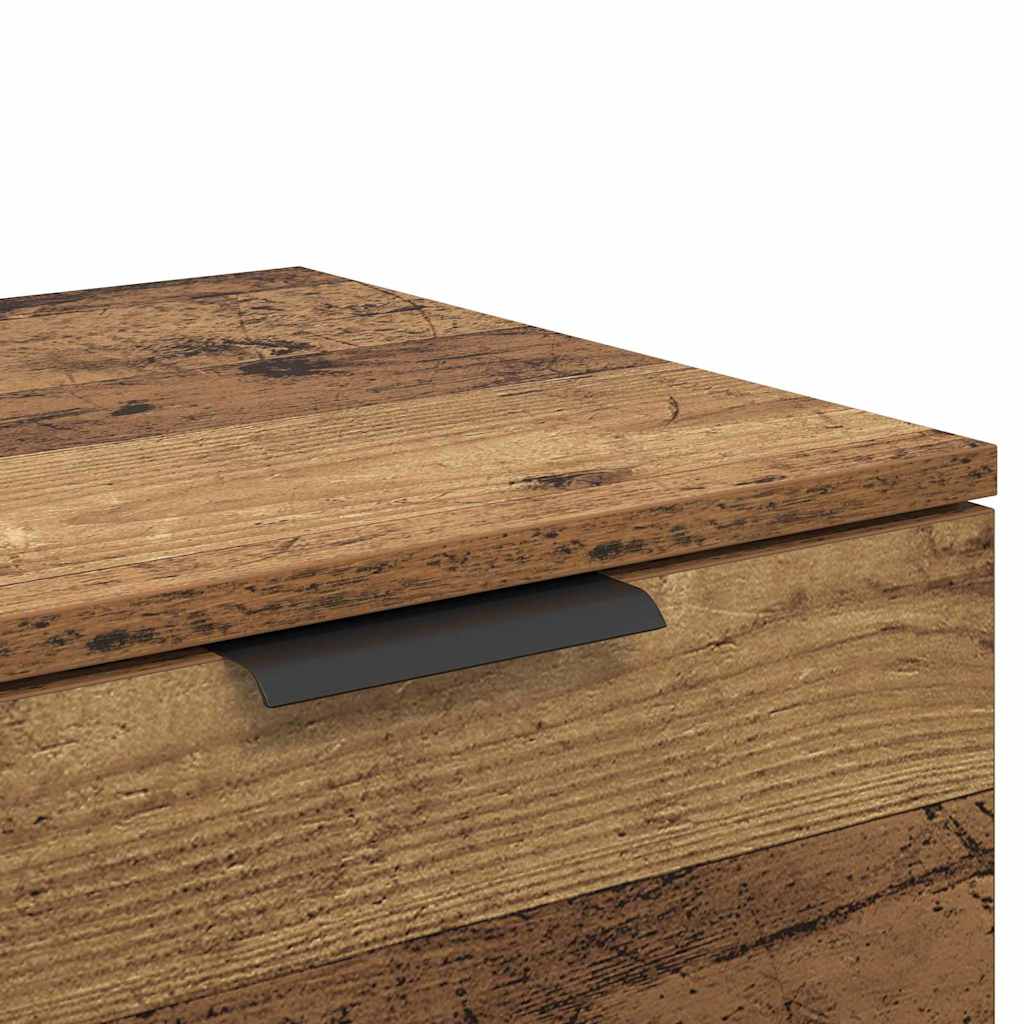 Bettschrank 2 stk. Altholz 40 x 39 x 40 cm Holzwerkstoff
