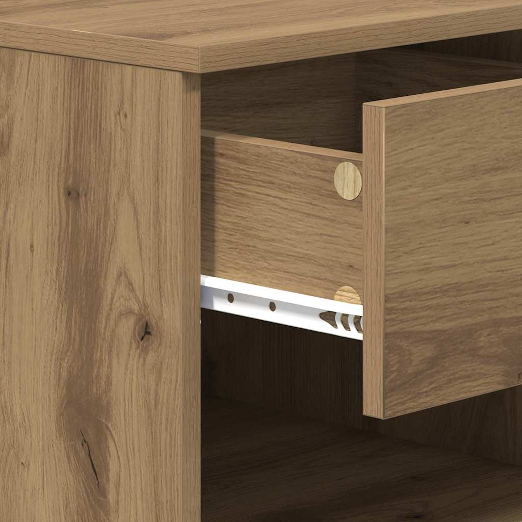 Bettschrank 2 stk. Artisan-Eiche 40 x 39 x 40 cm Holzwerkstoff