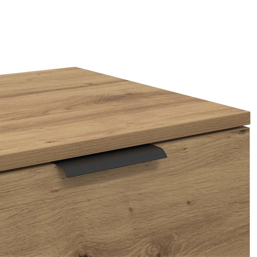 Bettschrank 2 stk. Artisan-Eiche 40 x 39 x 40 cm Holzwerkstoff