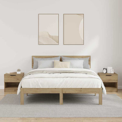 Bettschrank 2 stk. Artisan-Eiche 40 x 39 x 40 cm Holzwerkstoff