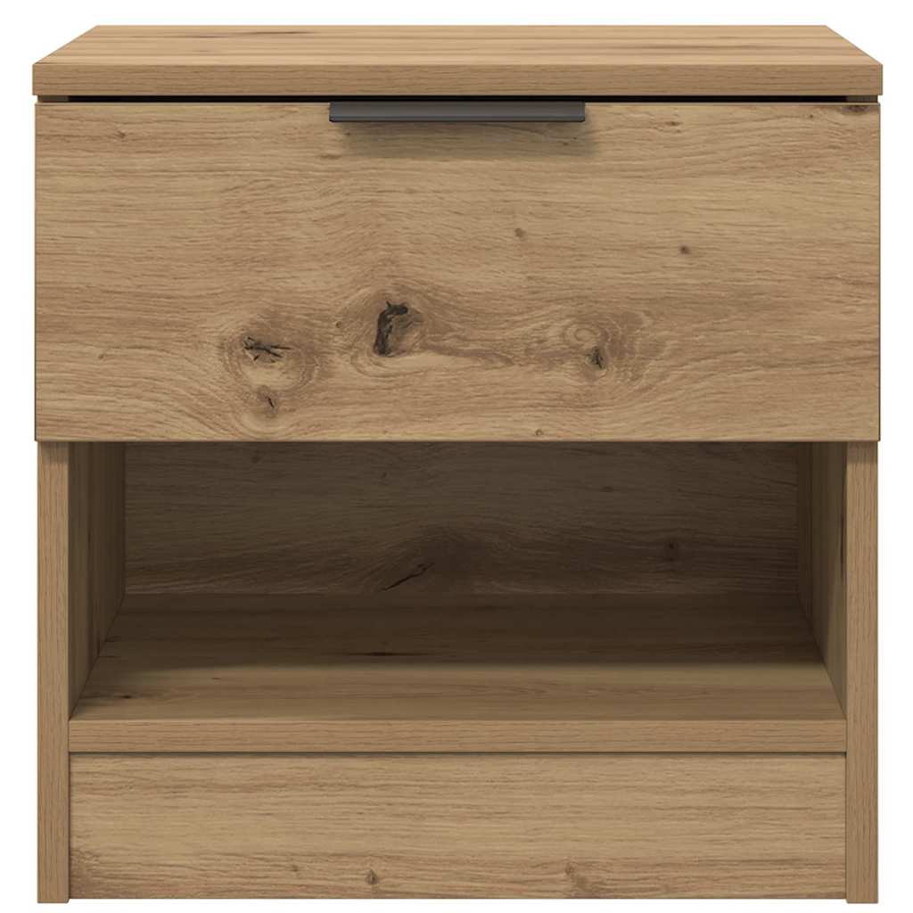 Bettschrank 2 stk. Artisan-Eiche 40 x 39 x 40 cm Holzwerkstoff