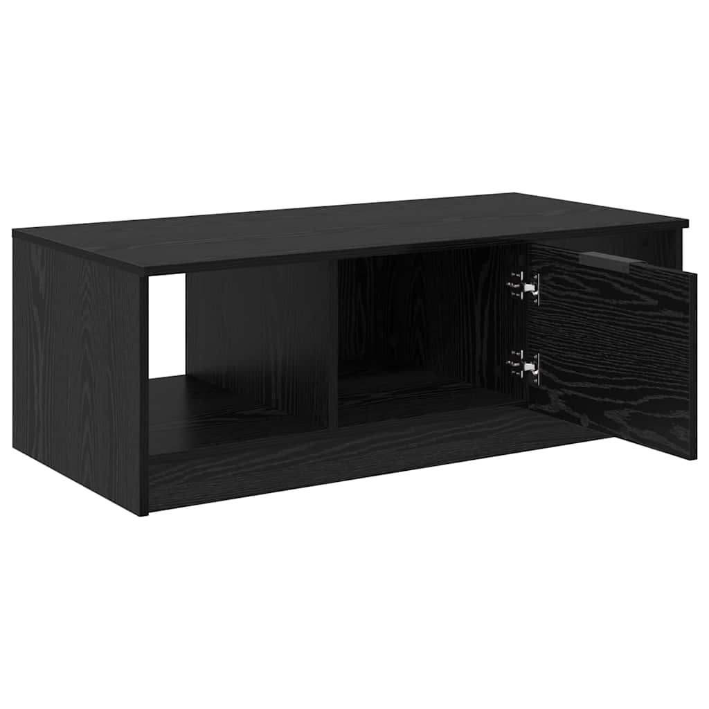 Couchtisch Schwarz Eichen-Optik 100 x 50 x 36 cm Holzwerkstoff