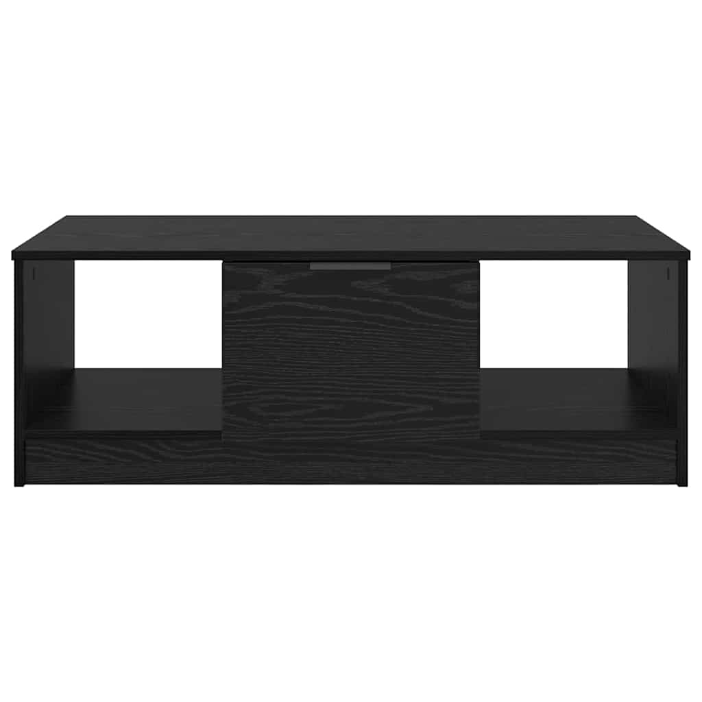 Couchtisch Schwarz Eichen-Optik 100 x 50 x 36 cm Holzwerkstoff