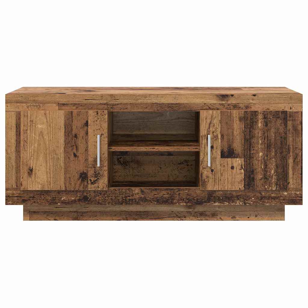 TV-Schränk 102 x 35 x 45 cm Altholz Holzwerkstoff