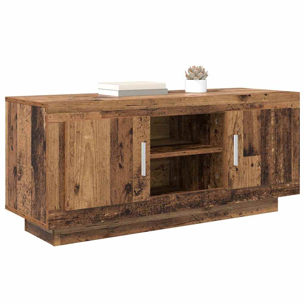 TV-Schränk 102 x 35 x 45 cm Altholz Holzwerkstoff
