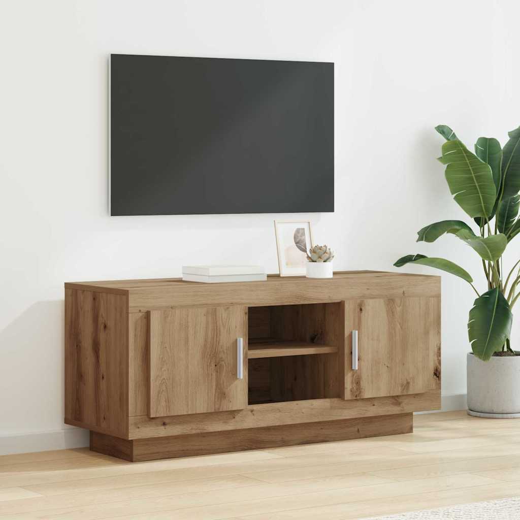 TV-Schränk 102 x 35 x 45 cm Artisan-Eiche Holzwerkstoff