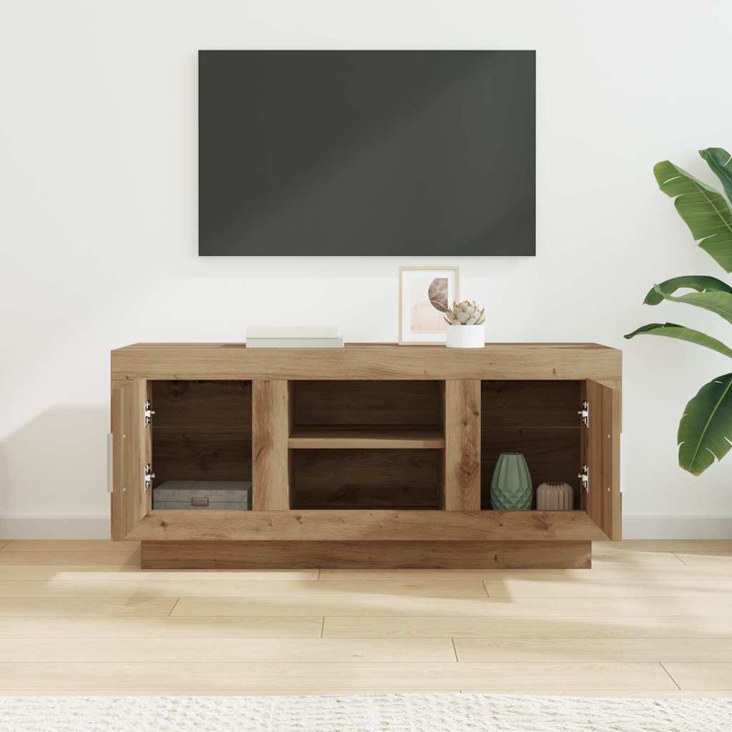 TV-Schränk 102 x 35 x 45 cm Artisan-Eiche Holzwerkstoff