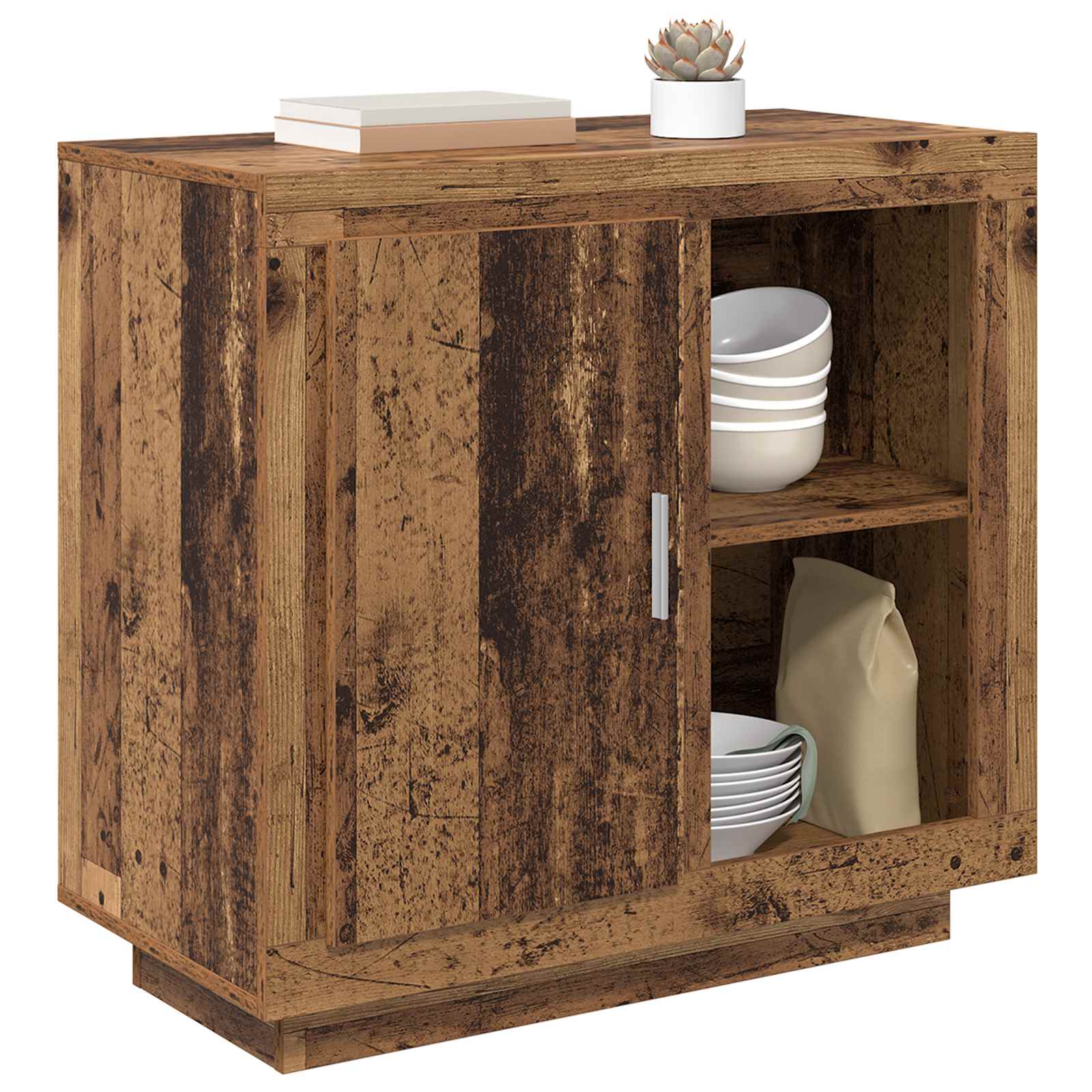 Sideboard Altholz 80 x 40 x 75 cm Holzwerkstoff