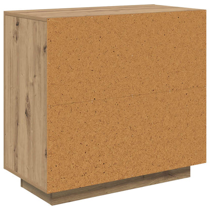 Sideboard Artisan-Eiche 80 x 40 x 75 cm Holzwerkstoff