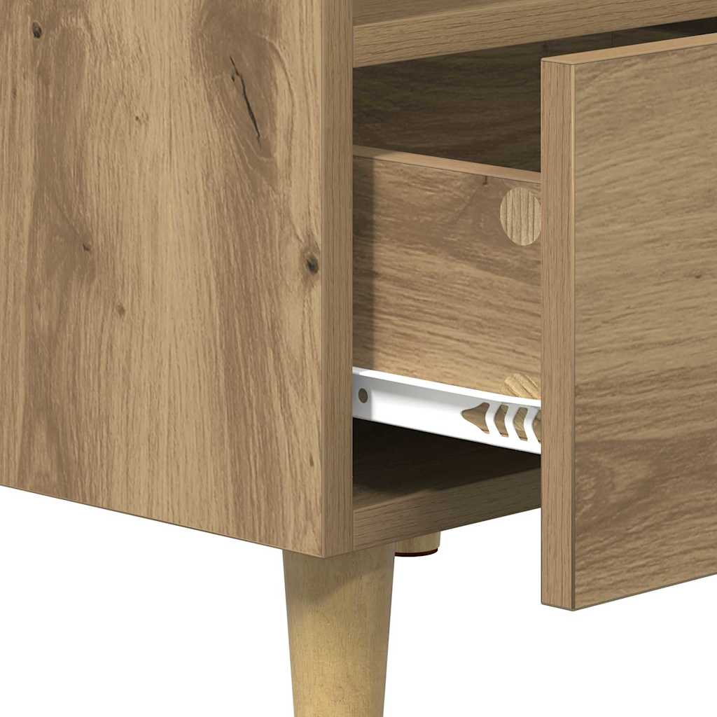 Bettschrank Artisan-Eiche 40 x 35 x 47,5 cm Holzwerkstoff