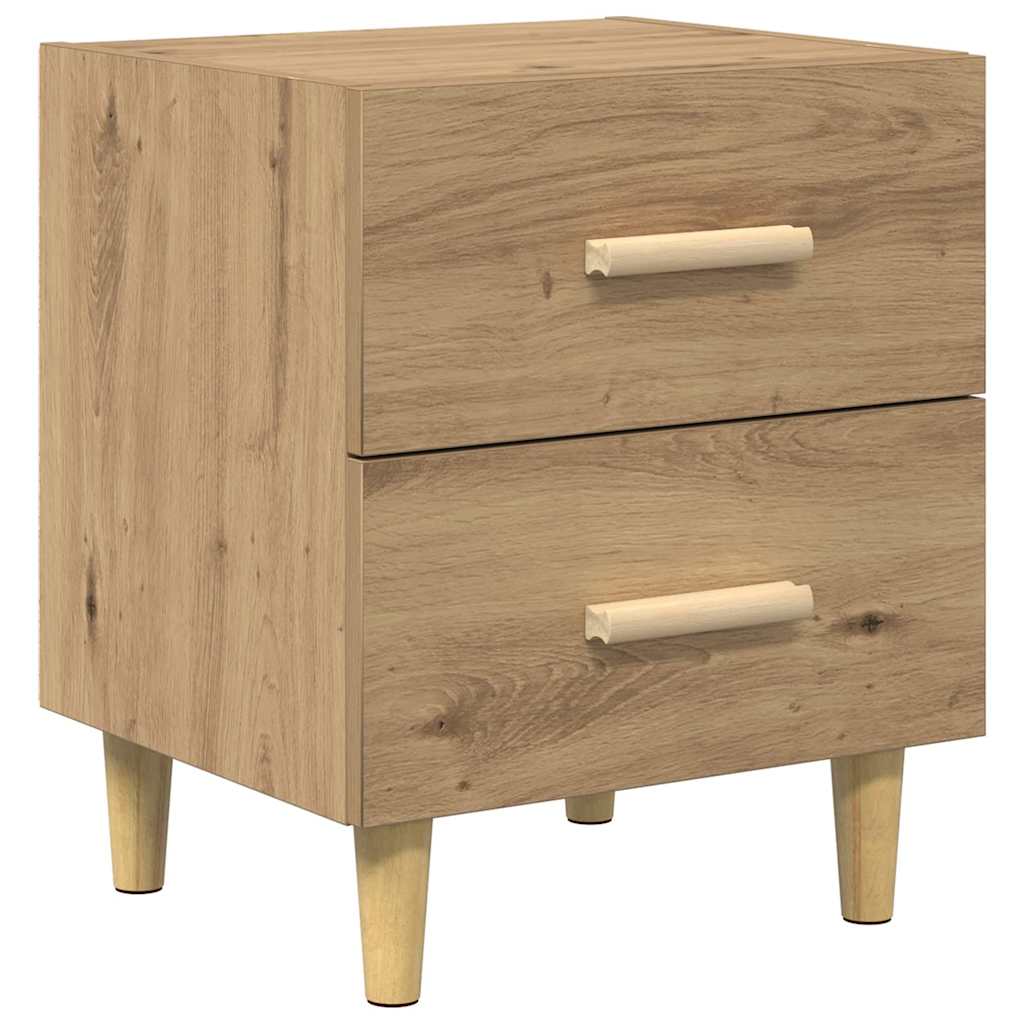 Bettschrank 2 stk. Artisan-Eiche 40 x 35 x 47,5 cm