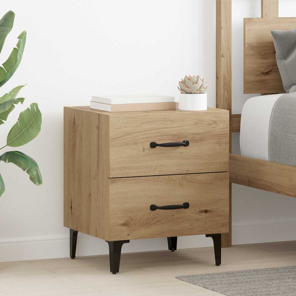 Bettschrank Artisan-Eiche 40 x 35 x 47,5 cm Holzwerkstoff