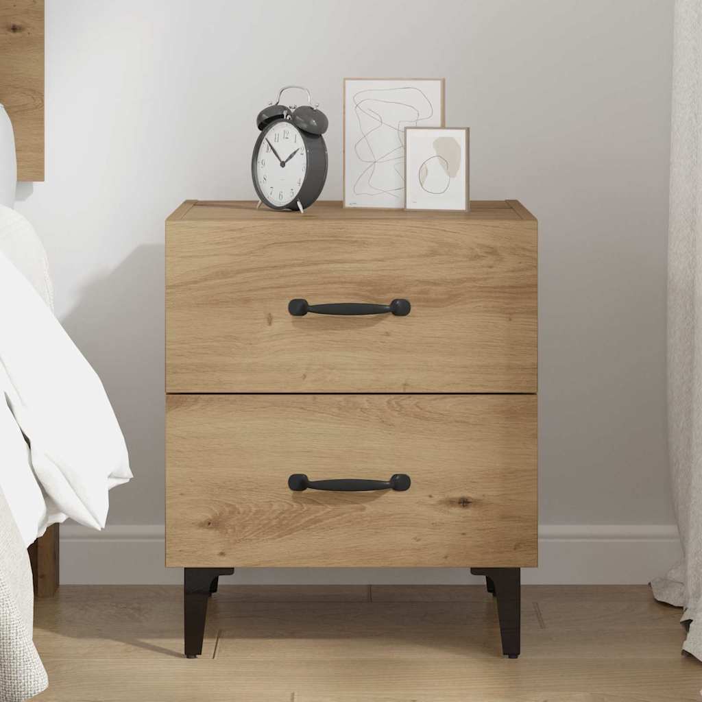 Bettschrank Artisan-Eiche 40 x 35 x 47,5 cm Holzwerkstoff
