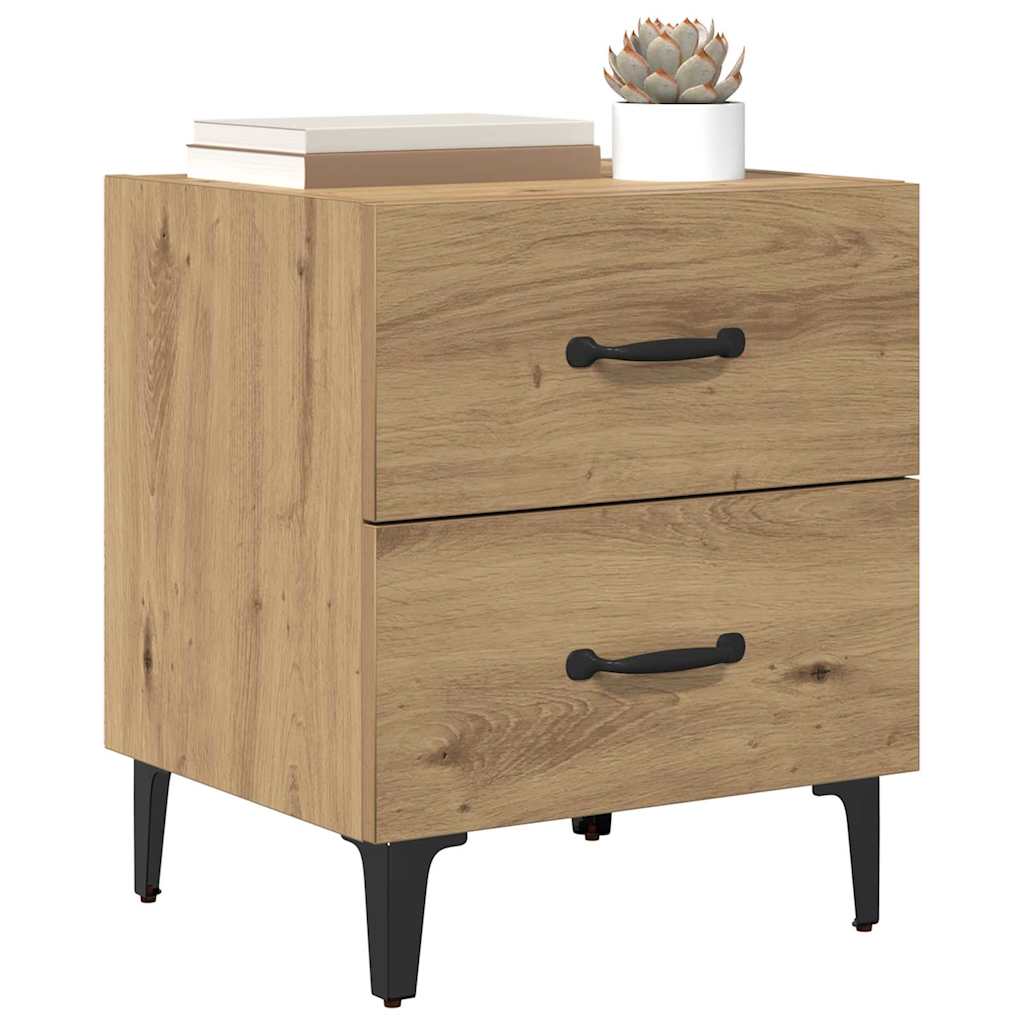 Bettschrank Artisan-Eiche 40 x 35 x 47,5 cm Holzwerkstoff