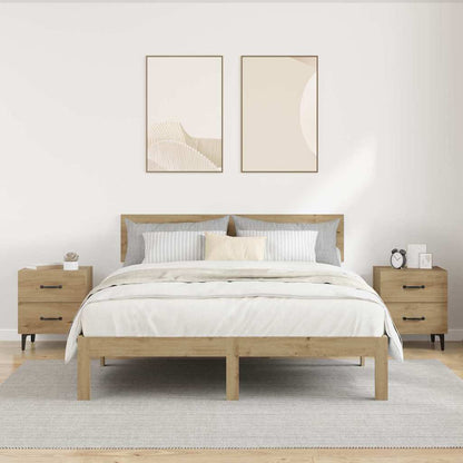 Bettschrank 2 stk. Artisan-Eiche 40 x 35 x 47,5 cm