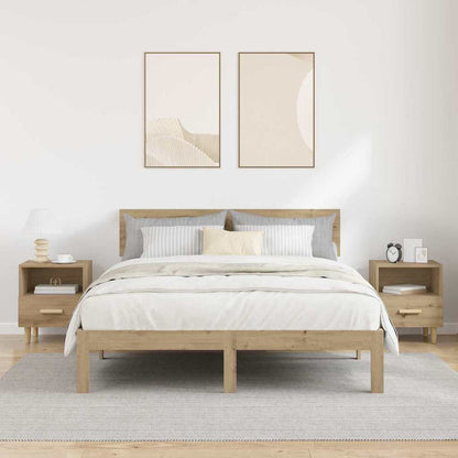 Nachttisch 2 stk. Artisan-Eiche 40 x 35 x 47 cm Holzwerkstoff