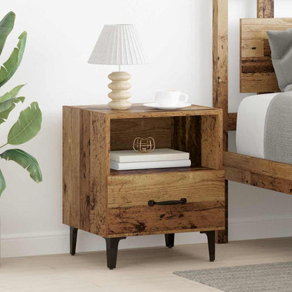 Nachttisch 2 stk. Altholz 40 x 35 x 47,5 cm Holzwerkstoff