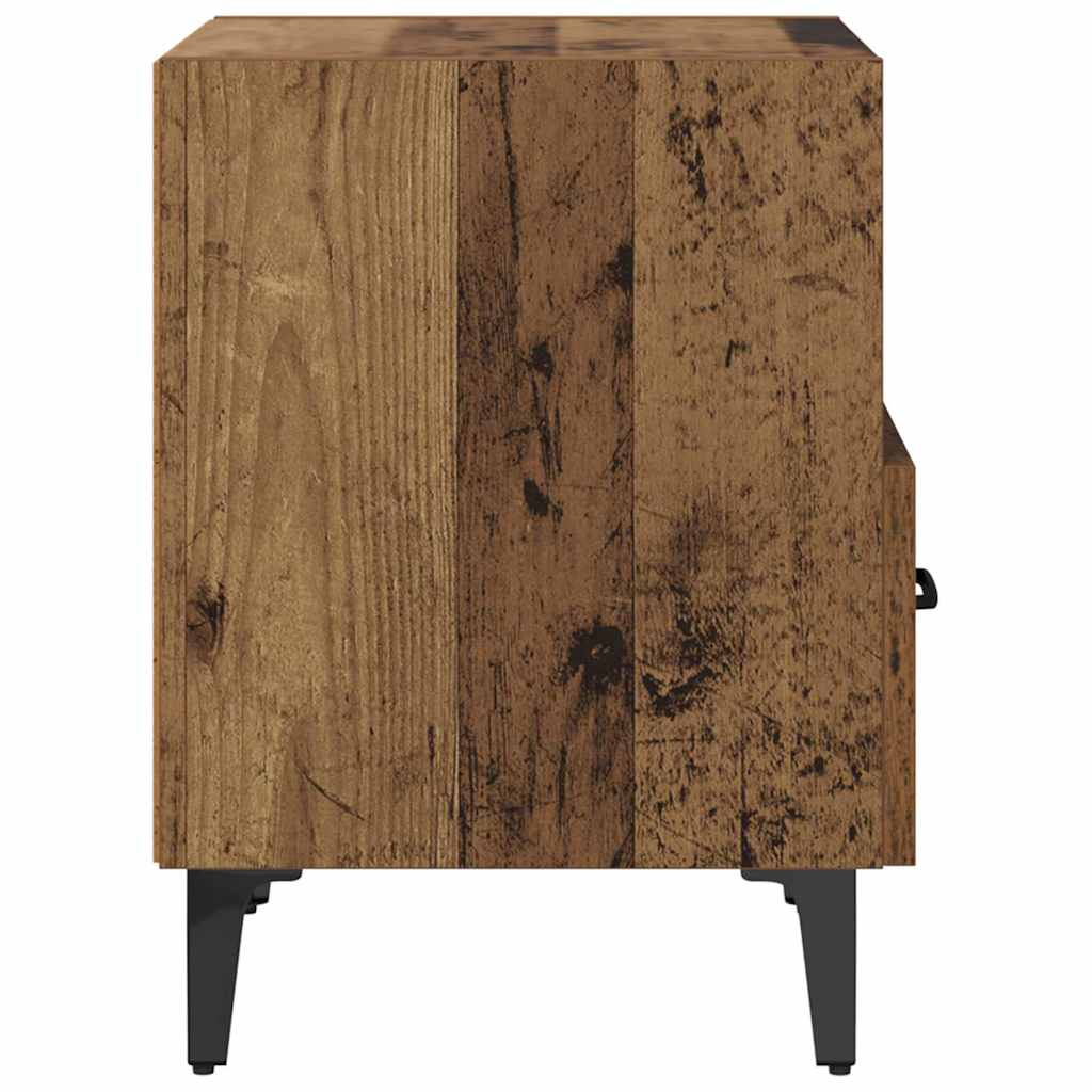 Nachttisch 2 stk. Altholz 40 x 35 x 47,5 cm Holzwerkstoff