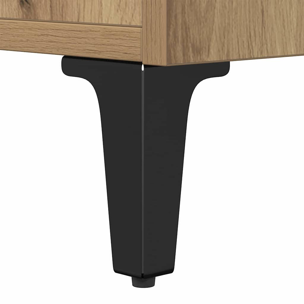 Nachttisch 2 stk. Artisan-Eiche 40 x 35 x 47,5 cm Holzwerkstoff