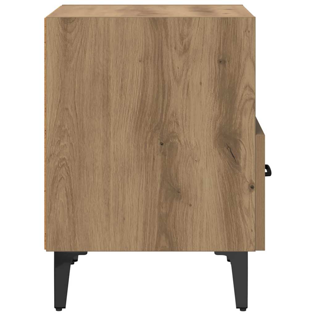 Nachttisch 2 stk. Artisan-Eiche 40 x 35 x 47,5 cm Holzwerkstoff