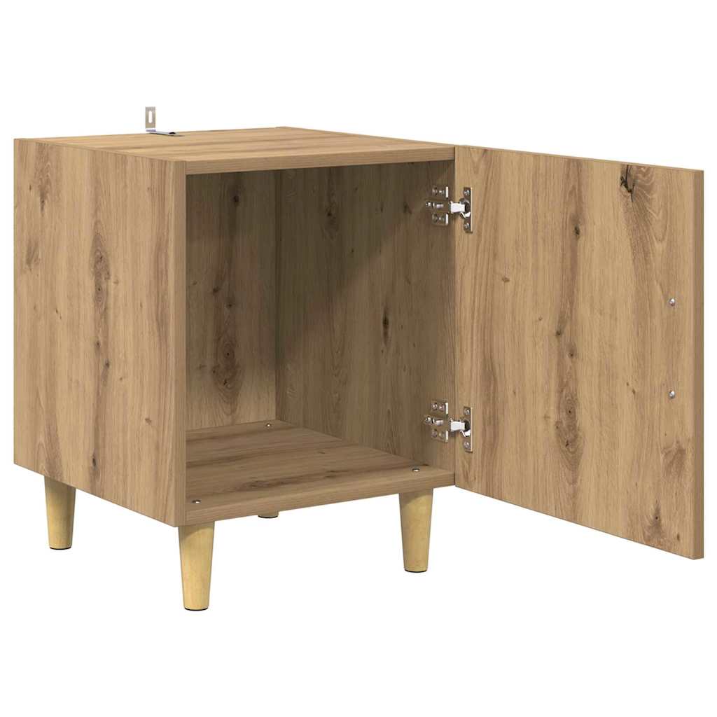 Nachttisch 2 stk. Artisan-Eiche 40 x 40 x 50 cm Holzwerkstoff