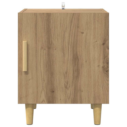Nachttisch 2 stk. Artisan-Eiche 40 x 40 x 50 cm Holzwerkstoff