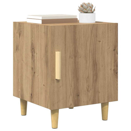 Nachttisch 2 stk. Artisan-Eiche 40 x 40 x 50 cm Holzwerkstoff