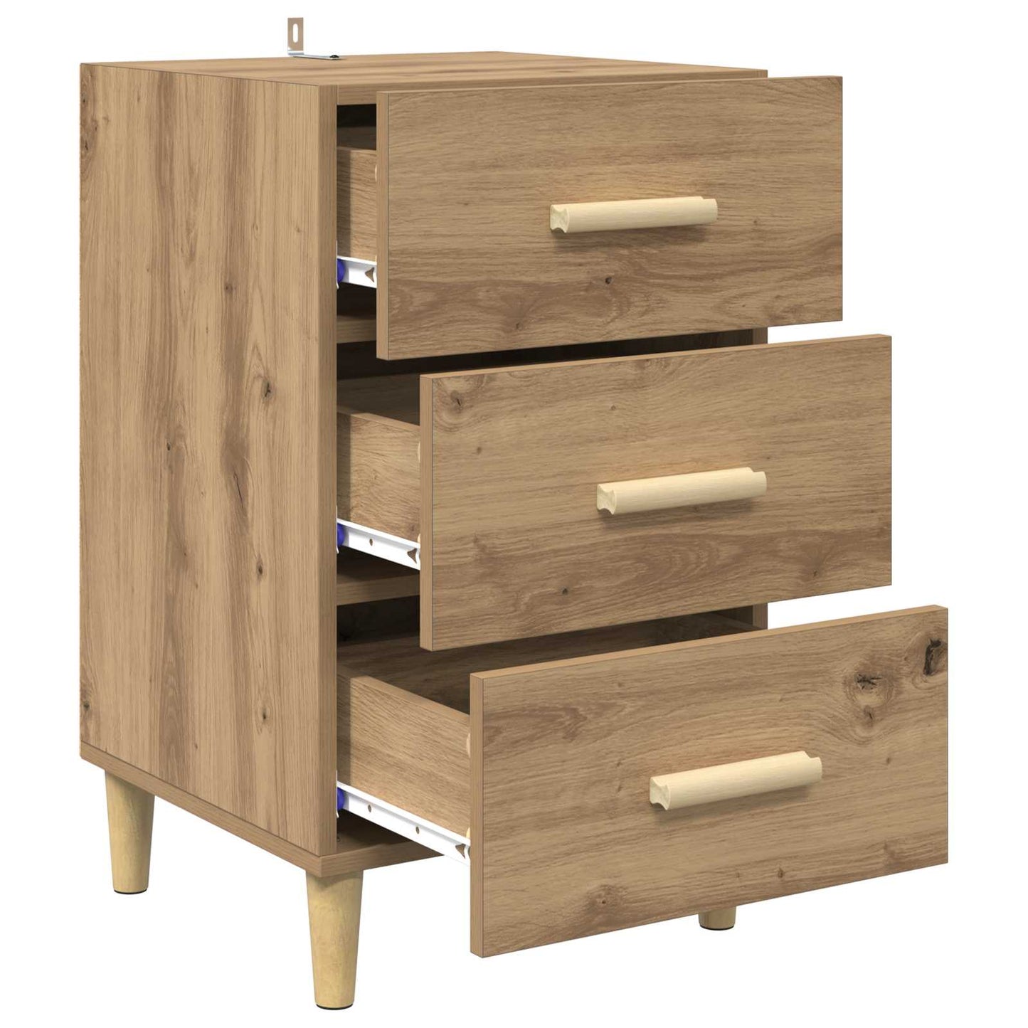 Nachttisch Artisan-Eiche 40 x 40 x 66 cm Holzwerkstoff