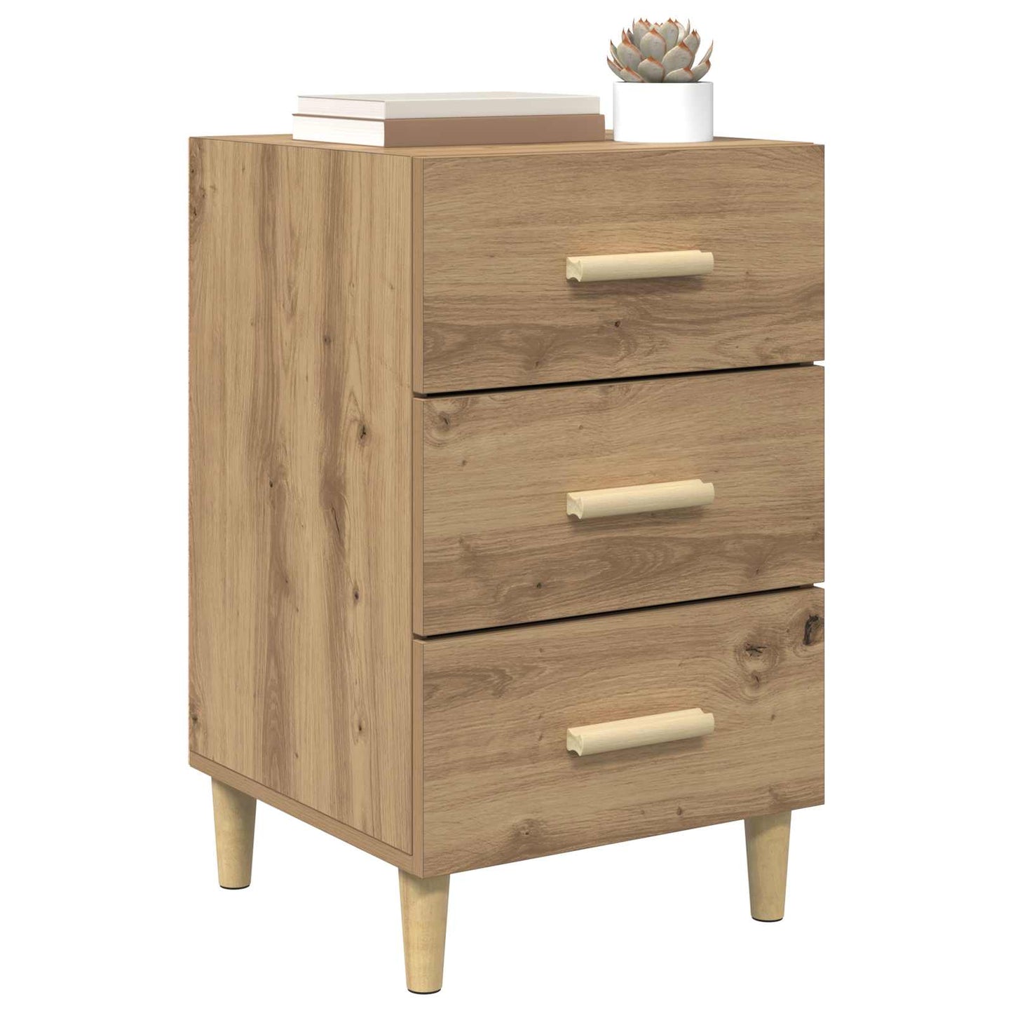 Nachttisch Artisan-Eiche 40 x 40 x 66 cm Holzwerkstoff