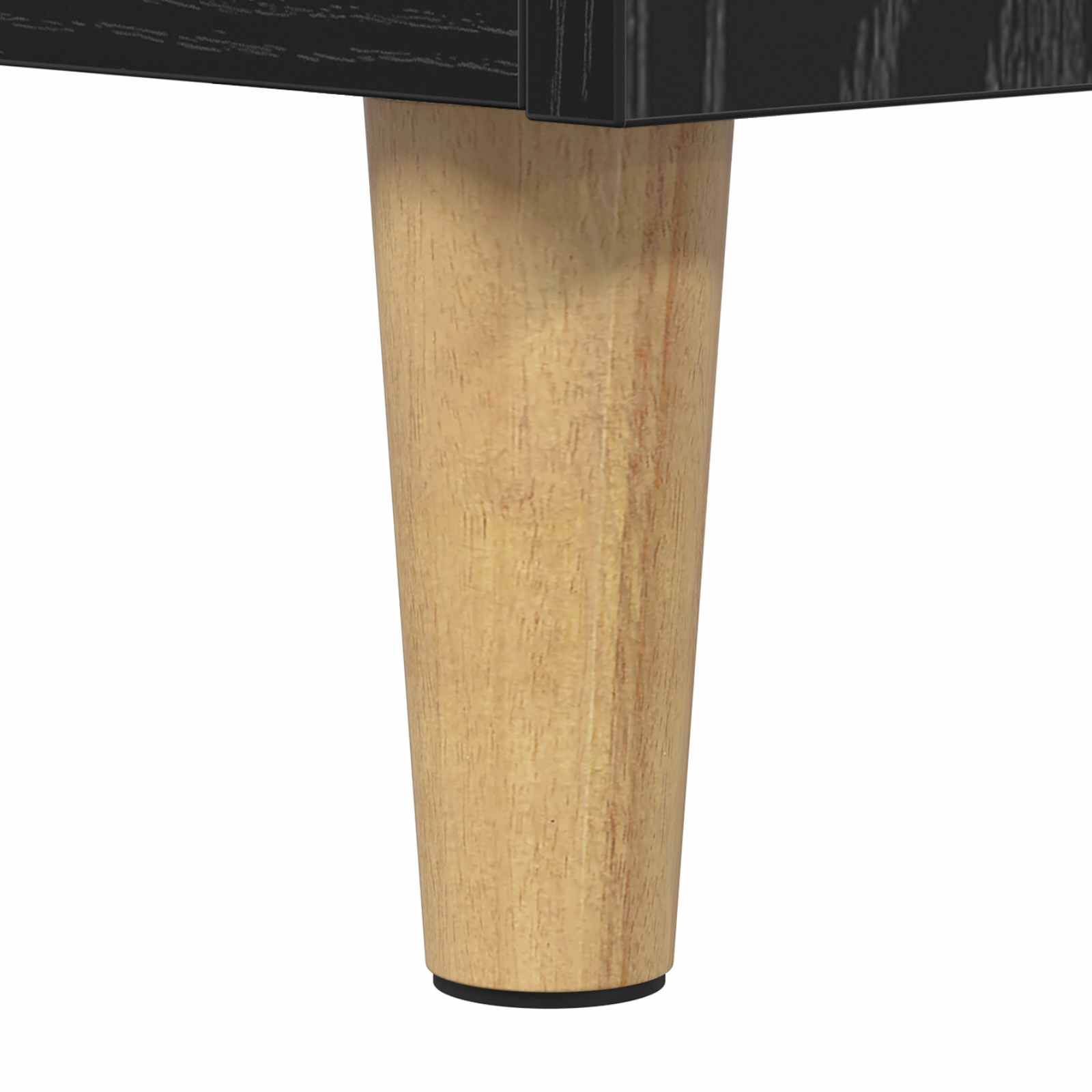 Nachttisch Schwarz Eichen-Optik 40 x 40 x 66 cm Holzwerkstoff