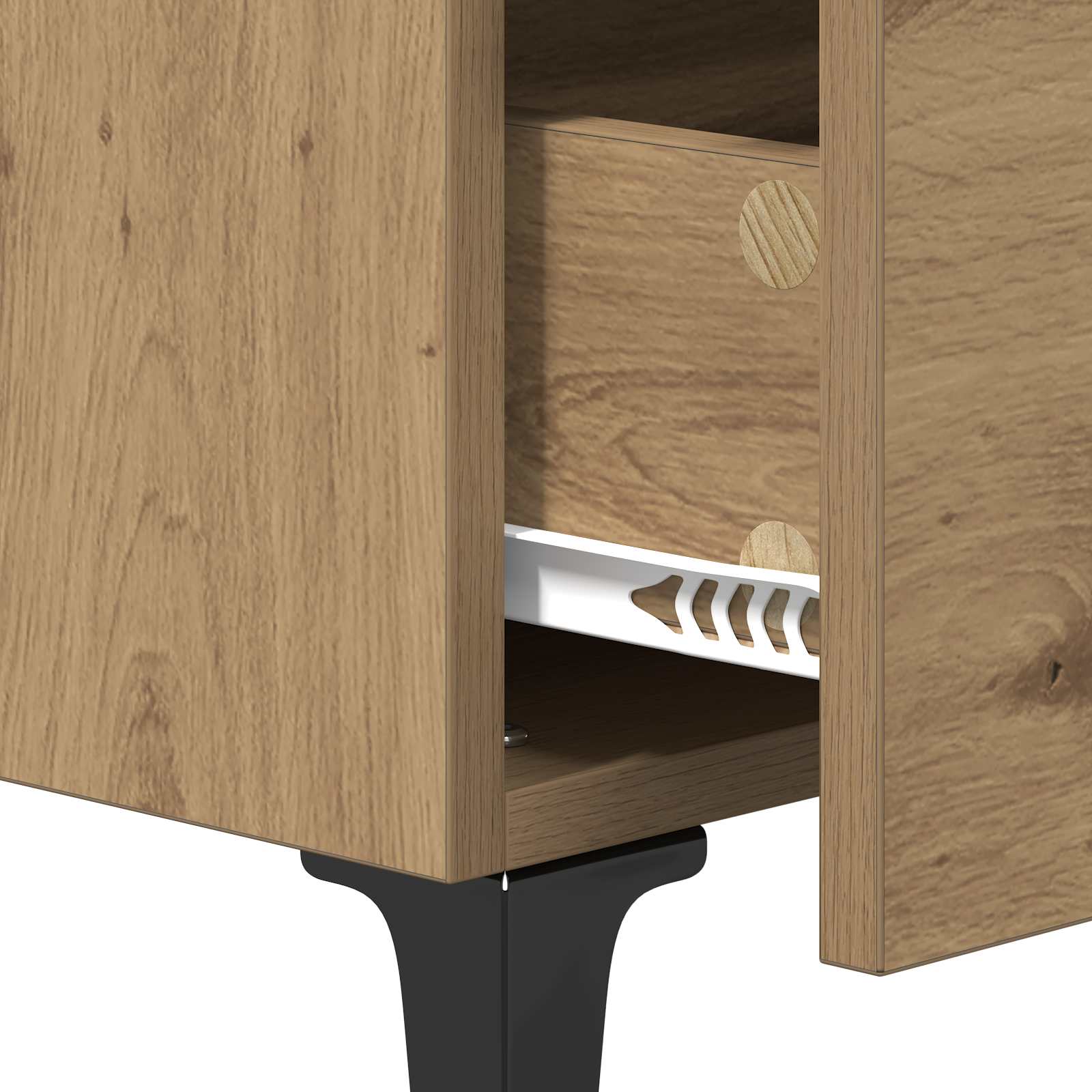 Nachttisch Artisan-Eiche 40 x 40,5 x 66 cm Holzwerkstoff