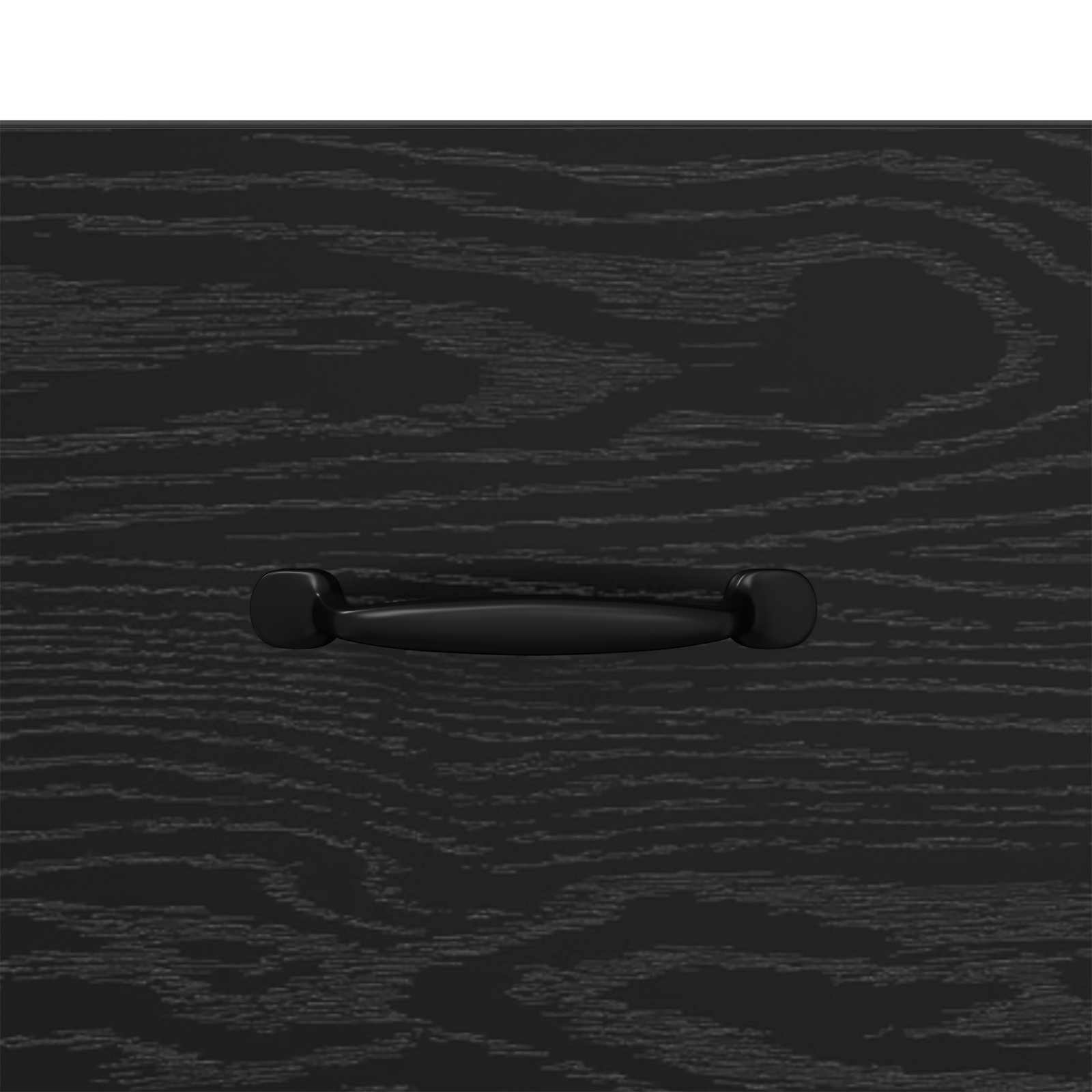Sideboard Schwarz Eichen-Optik 69,5 x 34 x 90 cm Holzwerkstoff