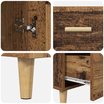 Sideboard Altholz 34 x 69,5 x 90 cm Holzwerkstoff